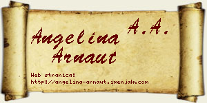 Angelina Arnaut vizit kartica